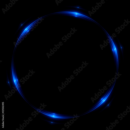 Abstract ring background with luminous swirling backdrop. Glowing spiral. The energy flow tunnel.  Shine round frame with light circles light effect. Glowing cover. Space for your message.  