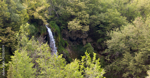 Mountain waterfall
