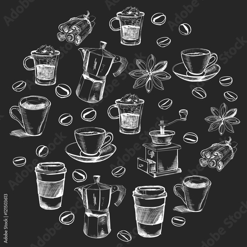 Vector images of coffee