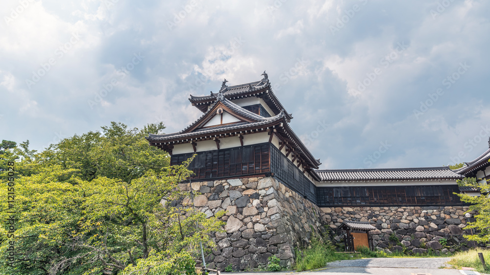大和郡山城の夏景色 大和郡山城の夏景色
