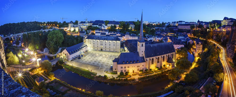 The superb view of the Grund, Luxembourg