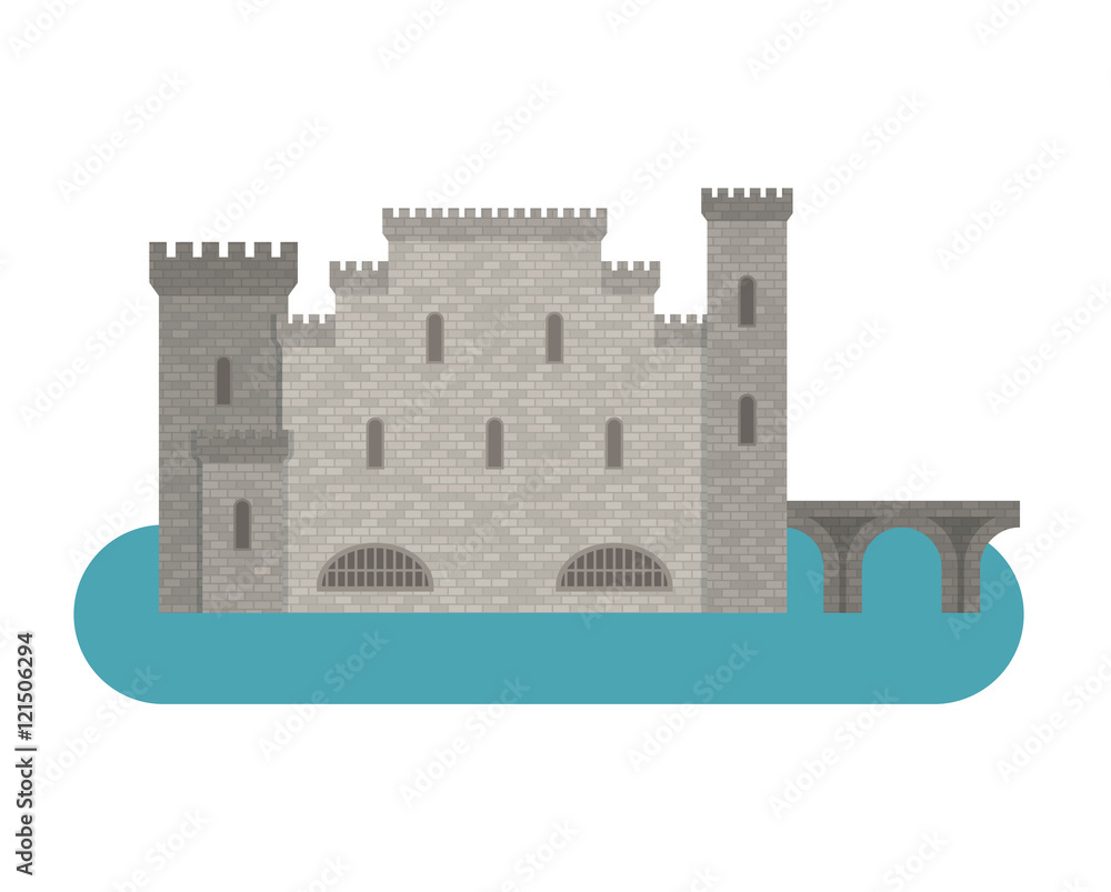 Castle cartoon vector illustration Castle cartoon vector illustration