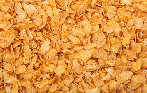 Tableau sur toile Corn flakes full background