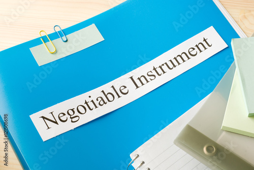 negotiable instrument