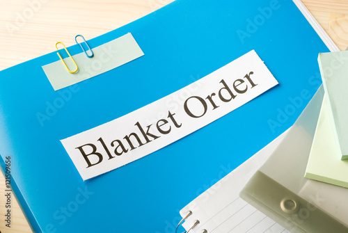 blanket order