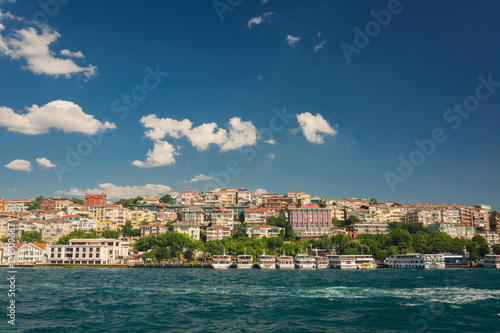 View from ferry in Istanbul