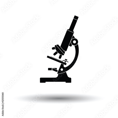 Icon of chemistry microscope