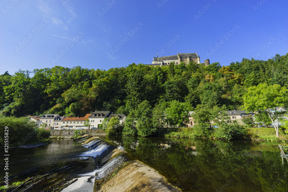 The beautiful Vianden Castle The beautiful Vianden Castle