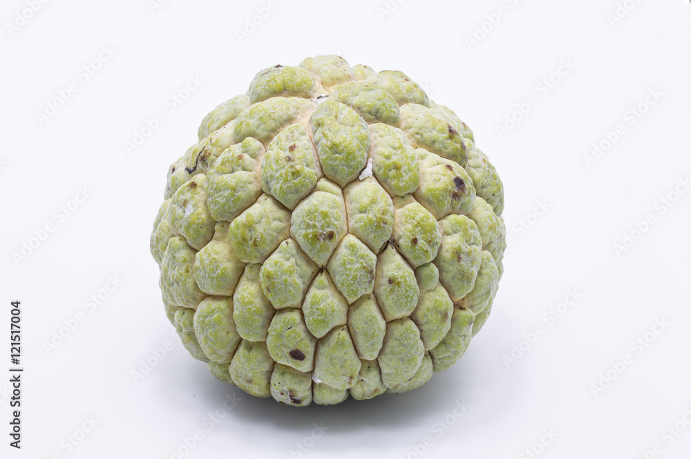 Close up sugar apple isolated,Thailand fruit Close up sugar apple isolated,Thailand fruit