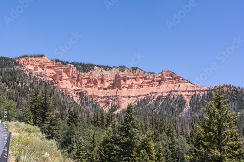 View of Cedar Breaks from Route 14, Utah 