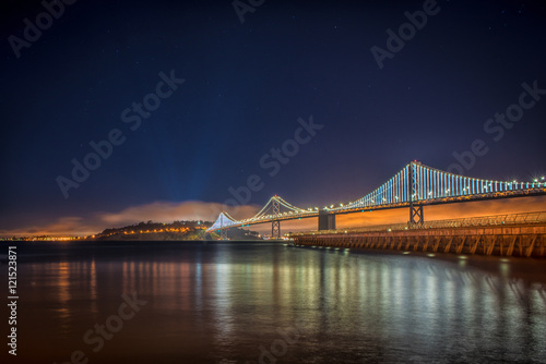 Obraz na płótnie San Francisco Bay Bridge w salonie