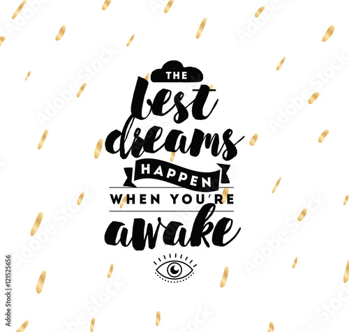 Typography for poster, invitation, greeting card or t-shirt.