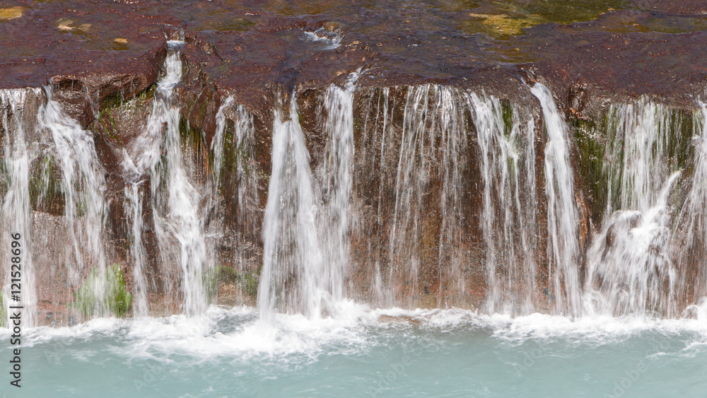 Hraunfossar waterfalls in Iceland