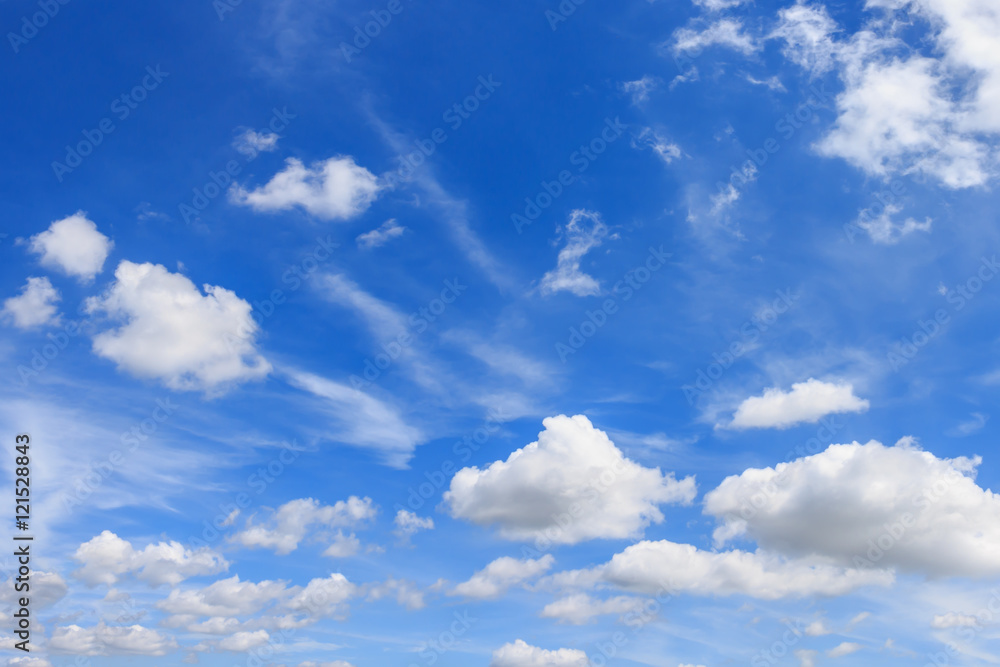 Obraz premium Blue sky background.