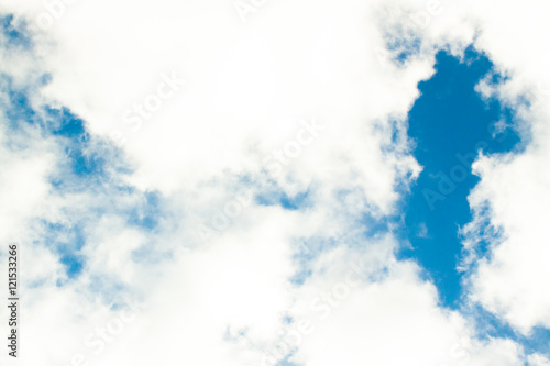 Blue sky with clouds background