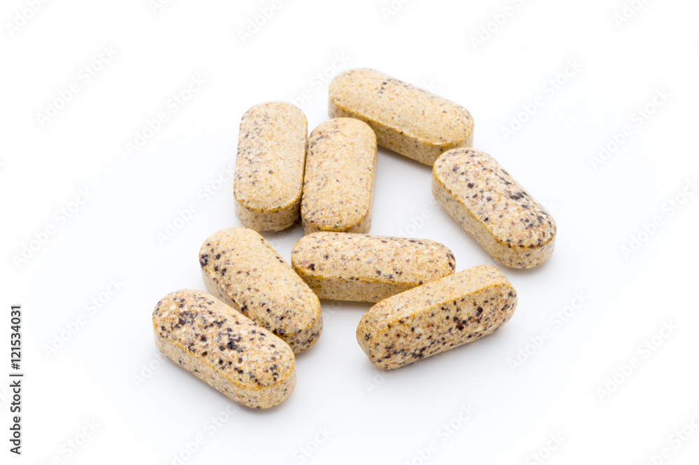 Alternative Medicine. Vitamin capsules. Homeopathic supplement. Alternative Medicine. Vitamin capsules. Homeopathic supplement.