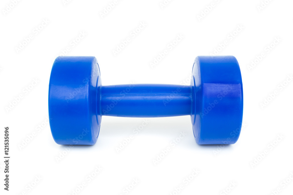 Dumbbells isolated white background Dumbbells isolated white background