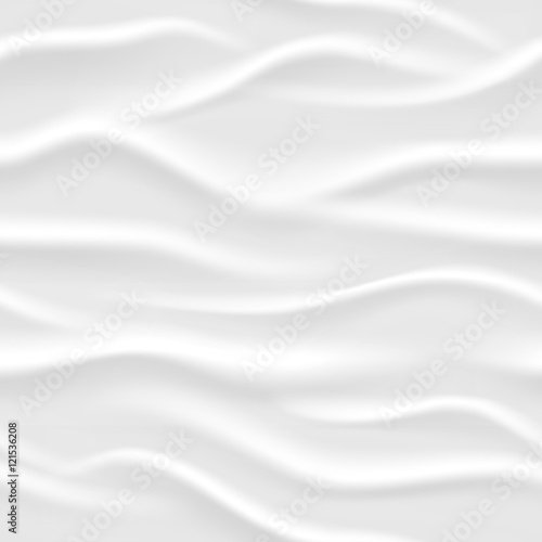 White wavy seamless vector texture