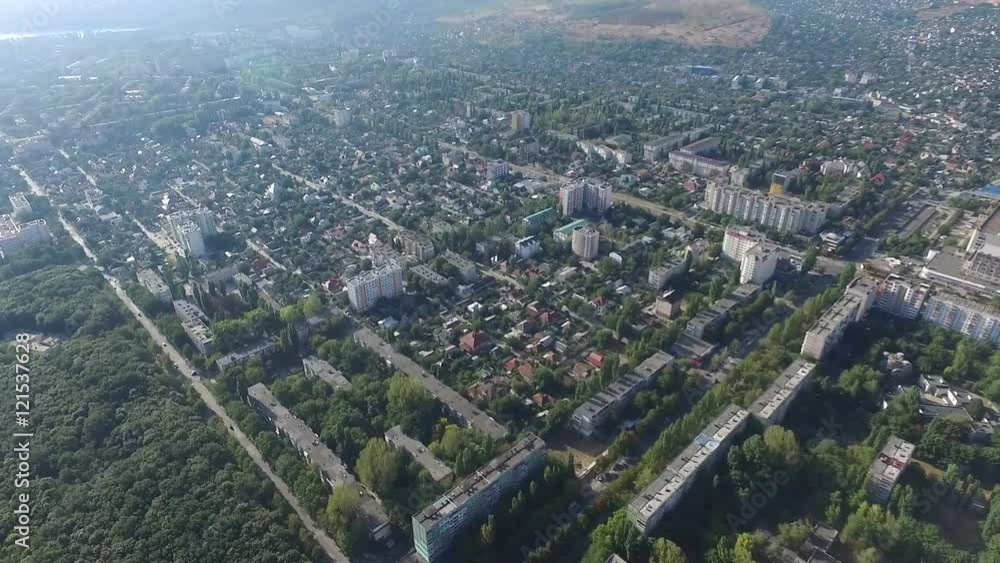 aerial view of the city aerial view of the city