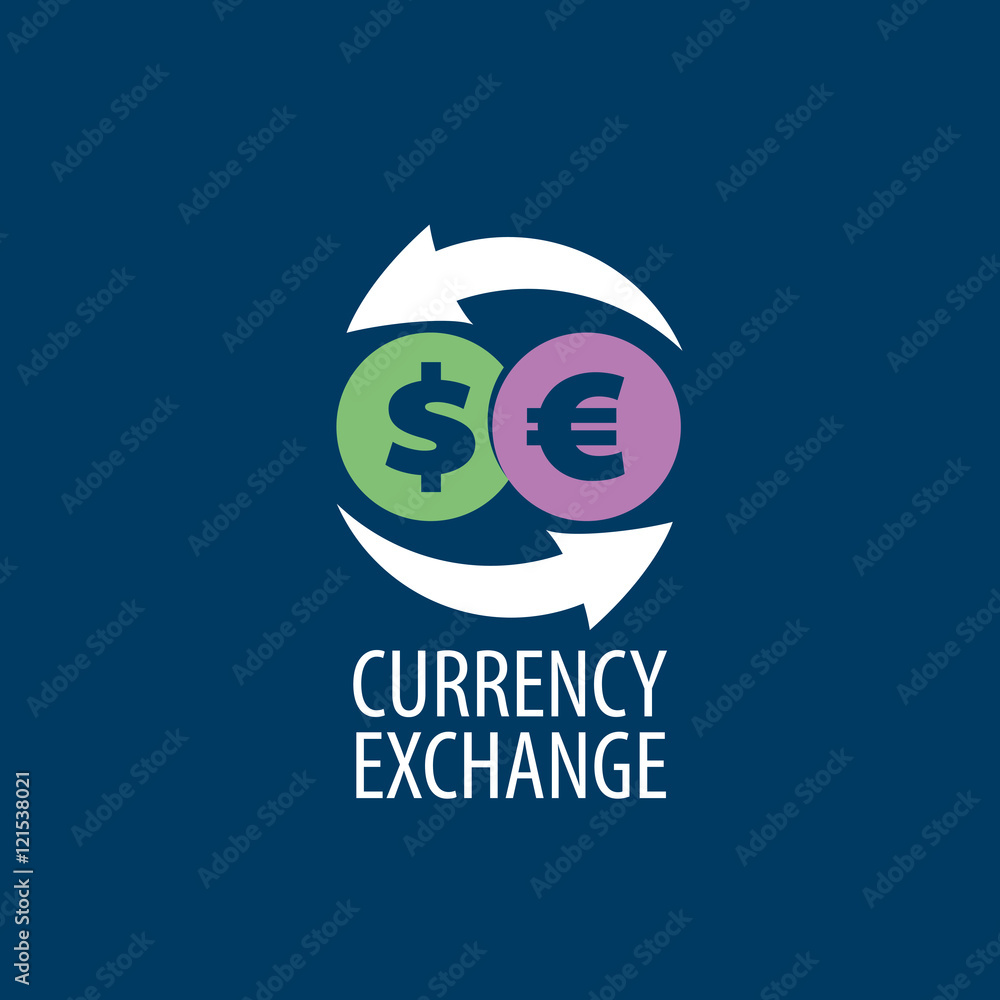 vector logo currency exchange