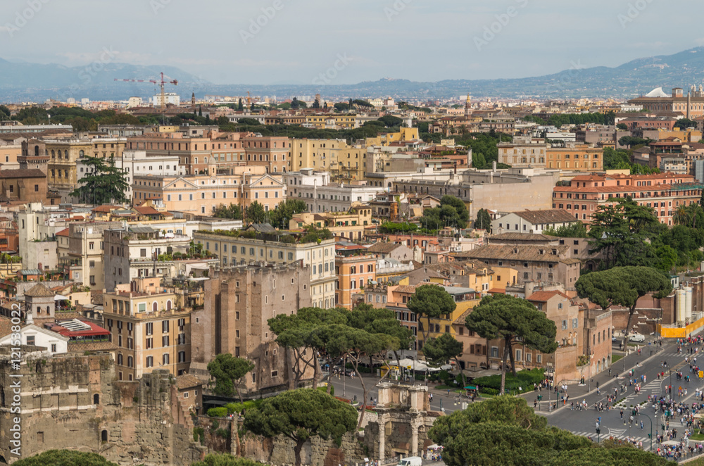 Rome Italy 12 May 2014 Rome is a city full of many beautiful and historical buildings and architectural detail
