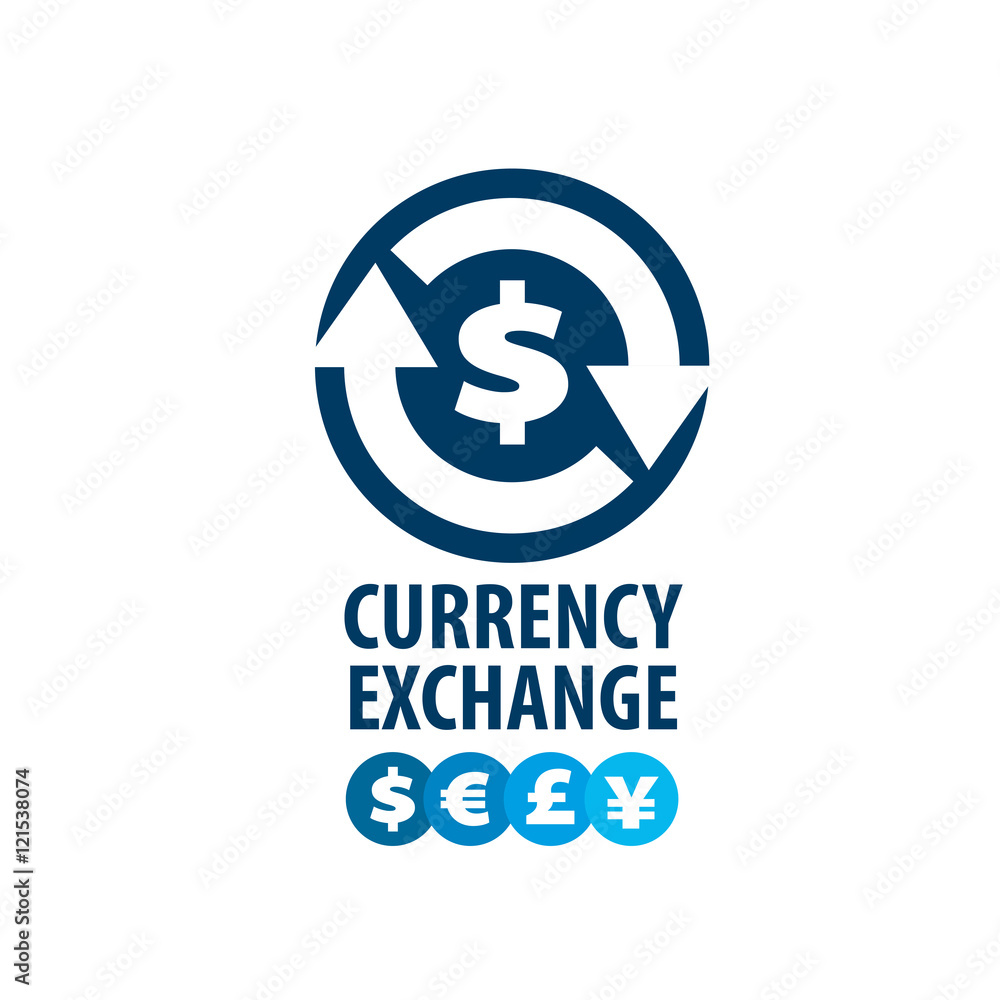 vector logo currency exchange Stock Vector | Adobe Stock