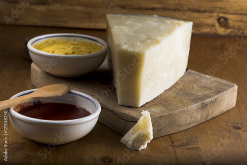 pecorino romano cheese to eat with sweet and spicy fresh sauces