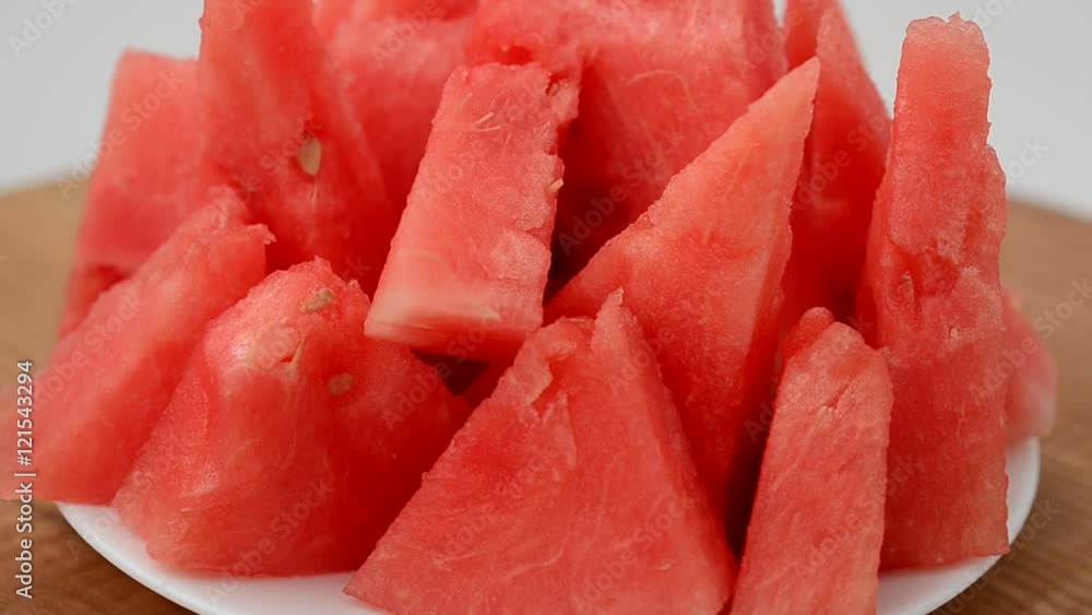 Shooting of a watermelon on a kitchen board. Shooting of a watermelon on a kitchen board.