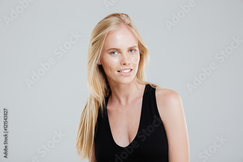 Portrait of confident beautiful young woman with blonde hair © Drobot Dean