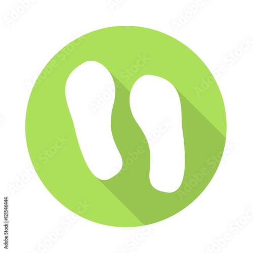 Long Shadow Fußbadruck