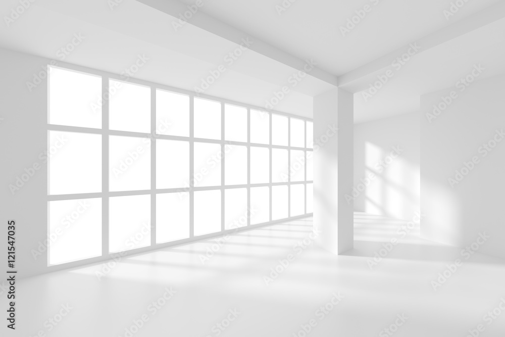 Obraz premium White Empty Room