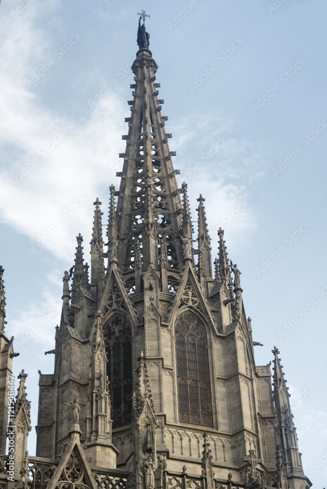 Barcelona (Spain): the gothic cathedral