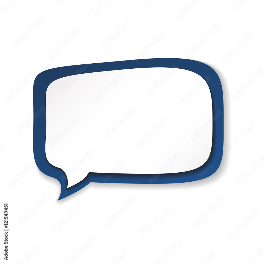Fototapeta premium Speech bubble vector