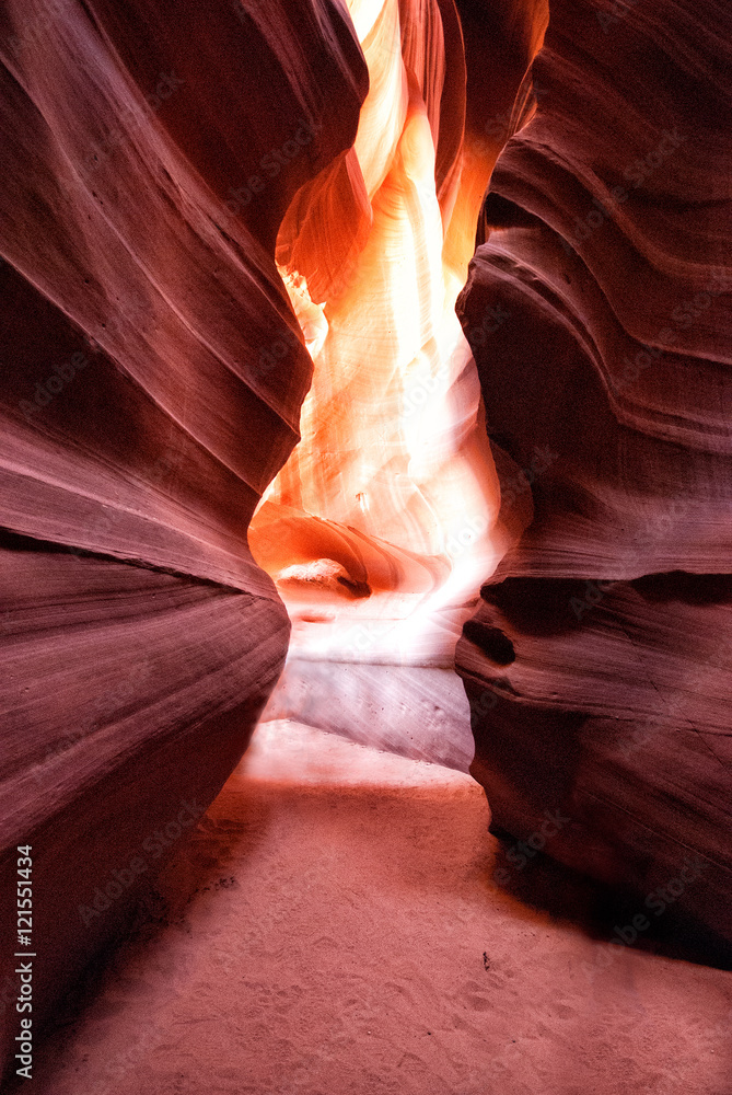 Curvy red rocks in Antelope Canyon, Arizona, USA Stock Photo | Adobe Stock