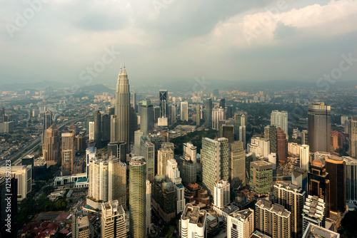 Kuala Lumpur skyscraper city in Malaysia
