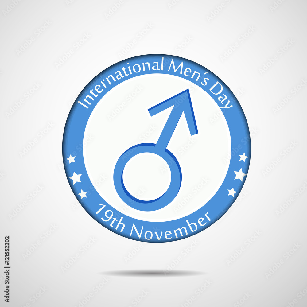 Illustration of Men's Symbol for International Men's Day Illustration of Men's Symbol for International Men's Day