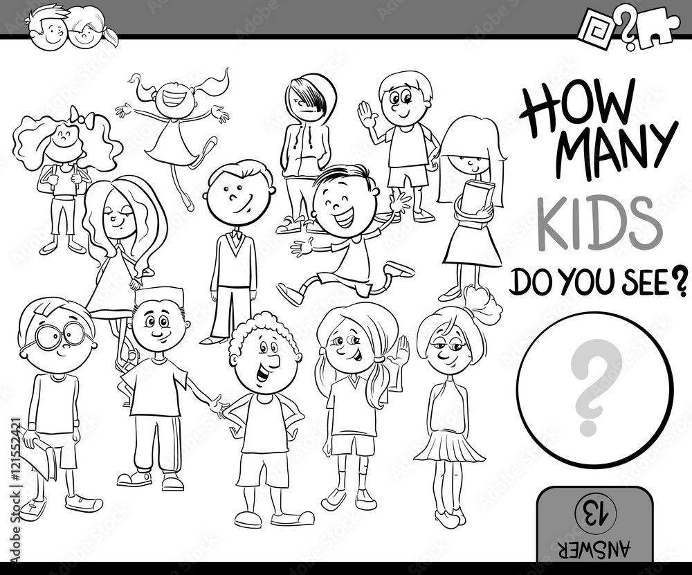 how many children coloring book how many children coloring book