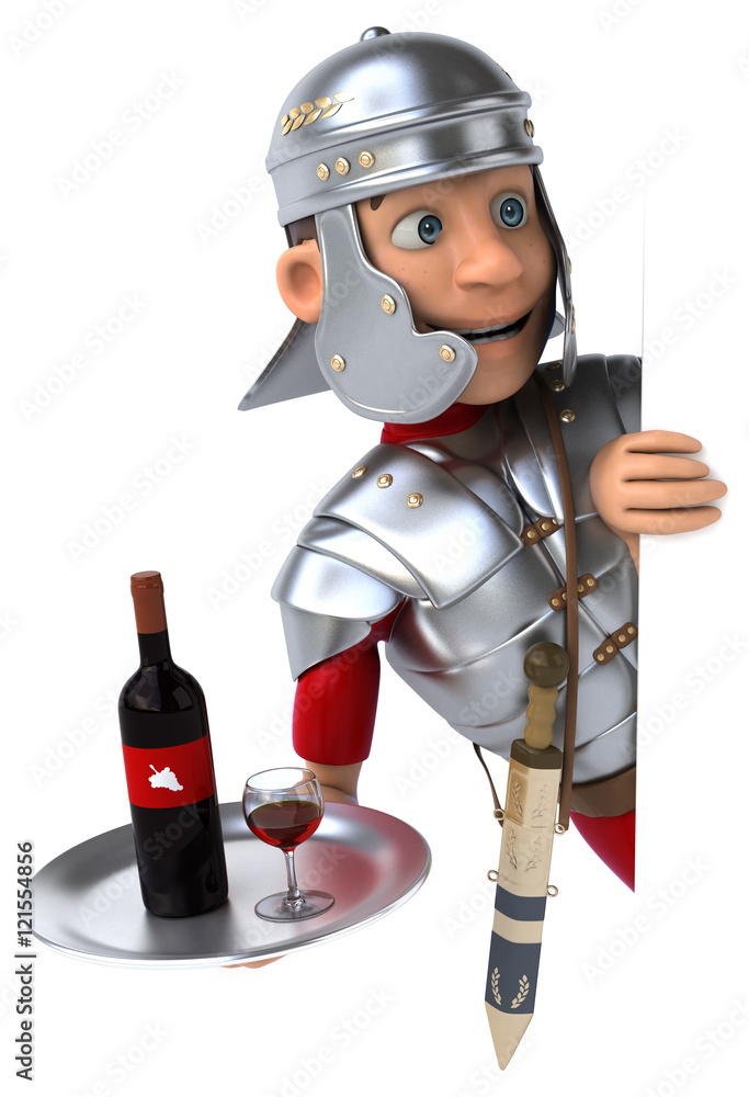 Naklejka premium Roman soldier