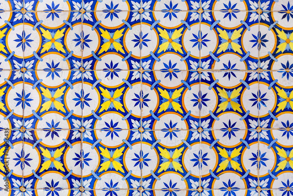 old azulejos - hand painted tiles from Lisbon old azulejos - hand painted tiles from Lisbon