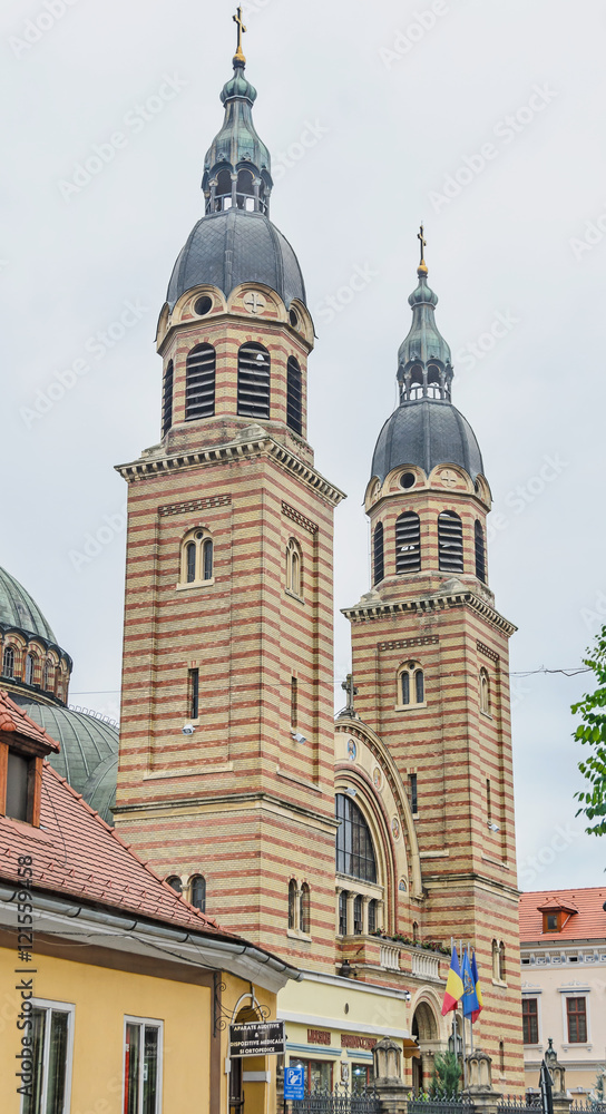 The Holy Trinity Cathedral from Sibiu, Romania