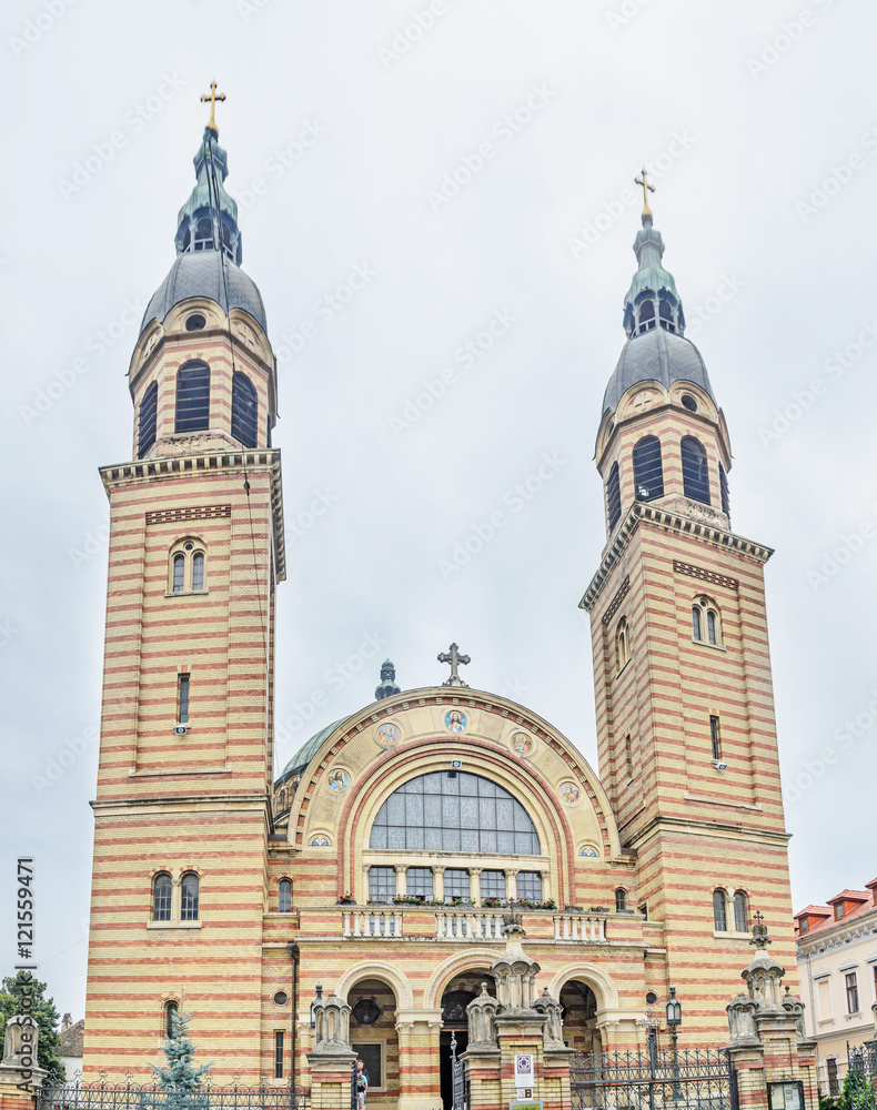 The Holy Trinity Cathedral from Sibiu, Romania