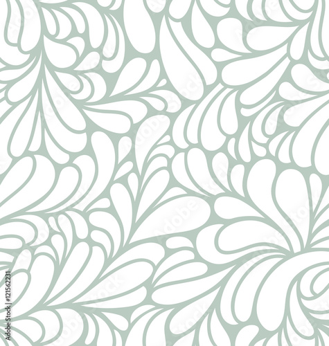 Abstract curls seamless pattern