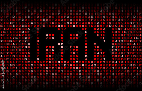 Wallpaper Mural Iran text on hex code illustration Torontodigital.ca