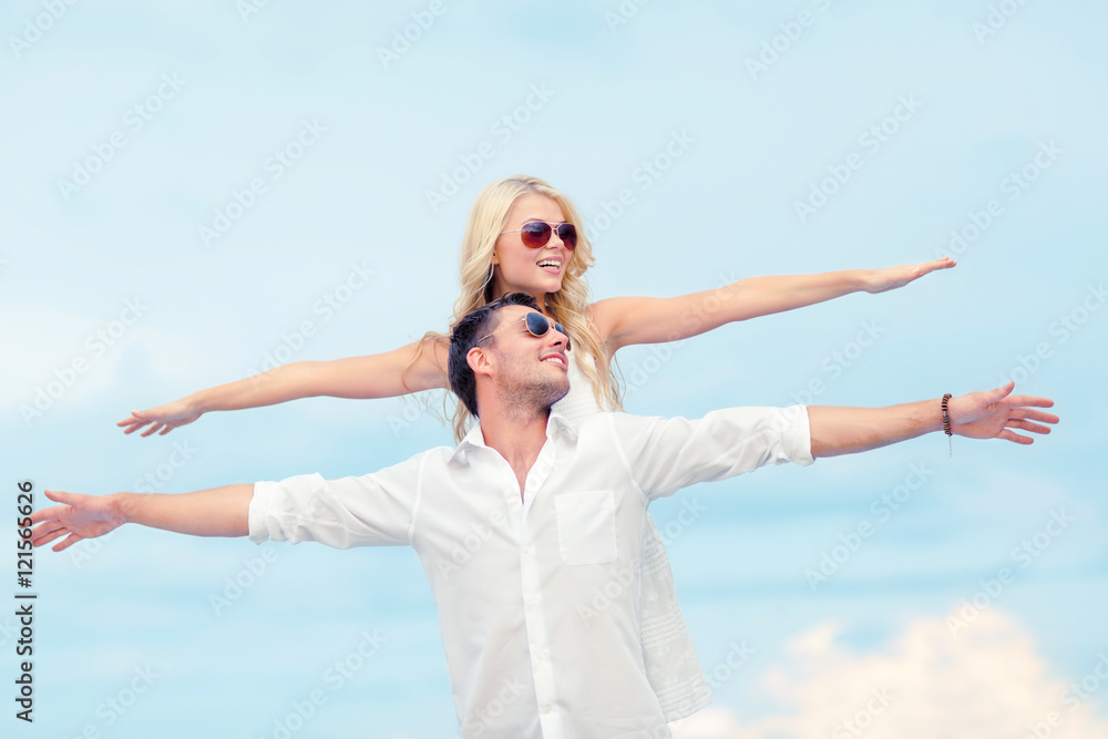 couple at seaside couple at seaside