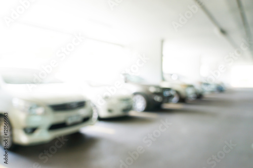 Abstract background of car parking, shallow depth of focus © themorningglory