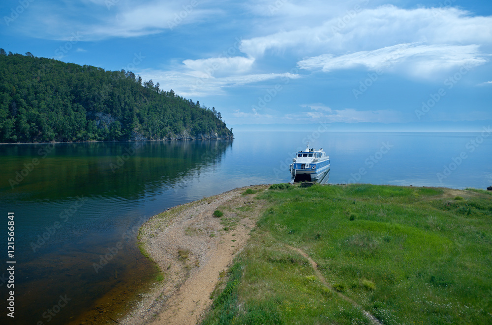 Ship. Lake Baikal