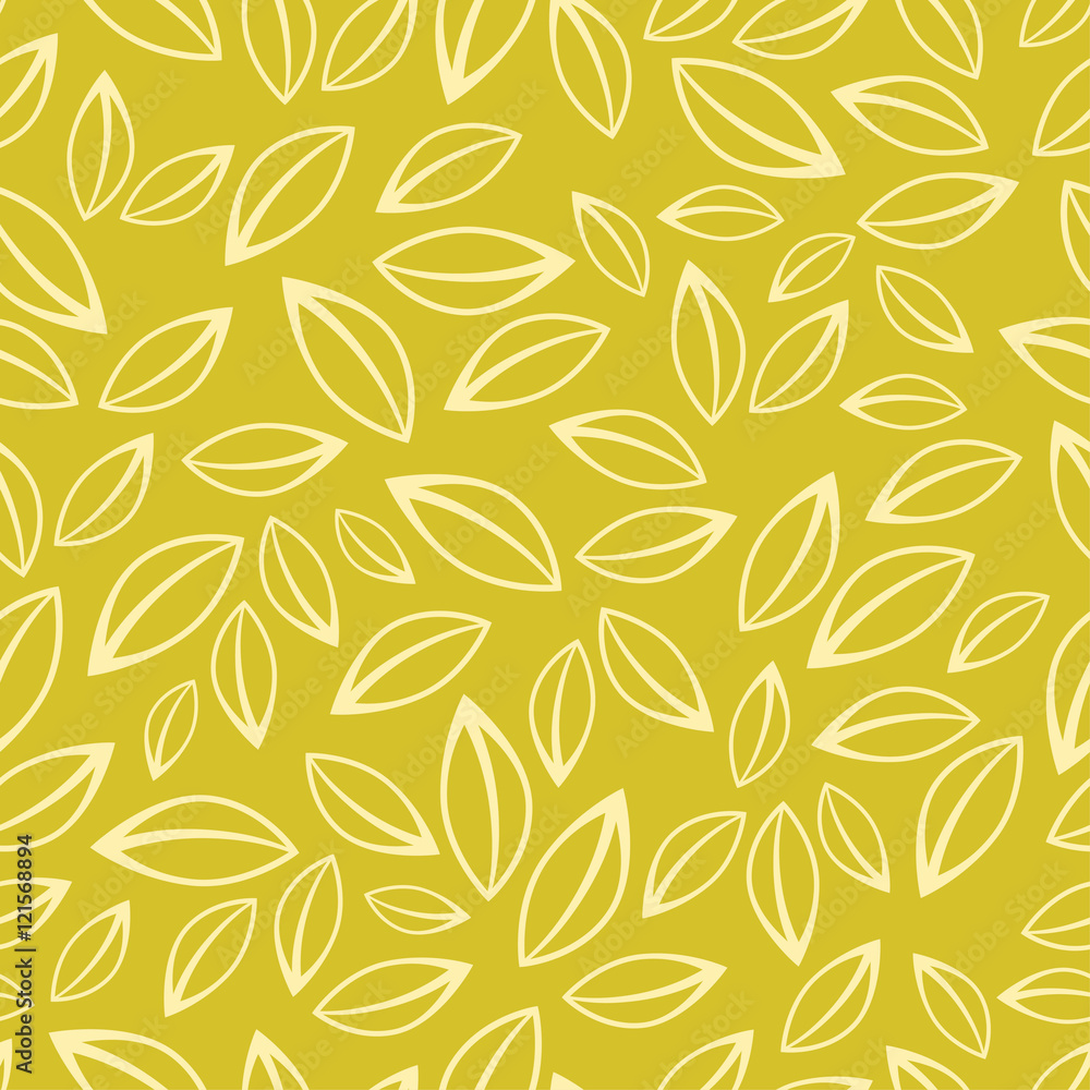 Seamless vector background with decorative leaves. Print. Cloth design, wallpaper. Seamless vector background with decorative leaves. Print. Cloth design, wallpaper.