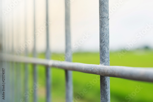 Iron fence, to separate property area, for your design and background