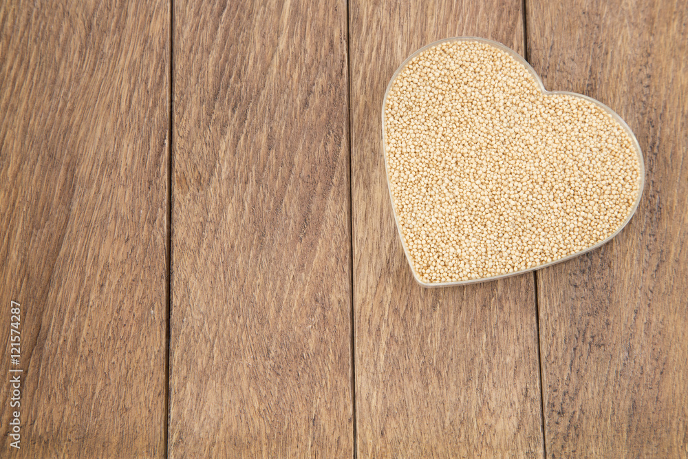 Healthy amaranth seeds - Heart