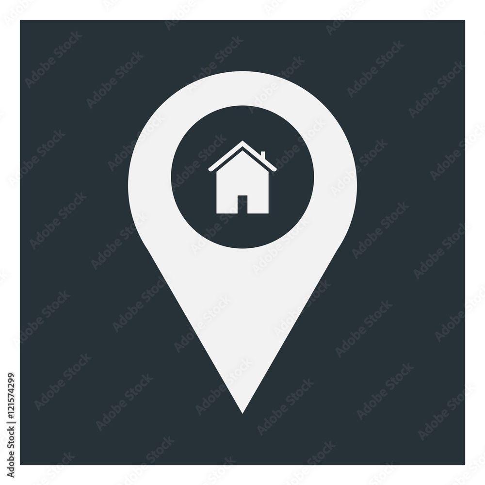 Home location icon image jpg, vector eps, flat web, material icon, UI illustration